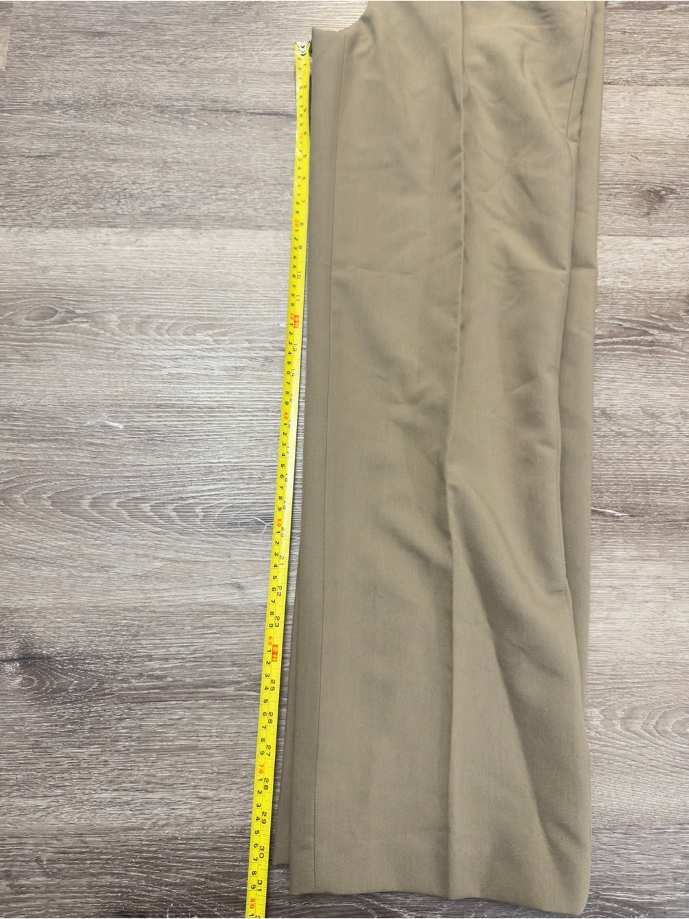 Zara Straight-Leg Trousers in Khaki - Picture 7 of 10